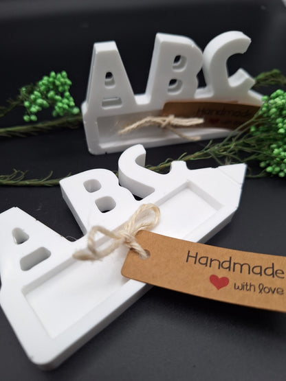 ABC Geschenk Einschulung Geldhalter | Handmade 12 x 7 cm