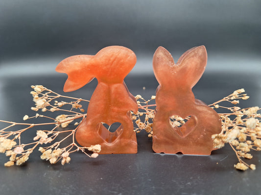 4er-Set „Hasen mit Herz“ – Liebevolle Dekoration für das ganze Jahr