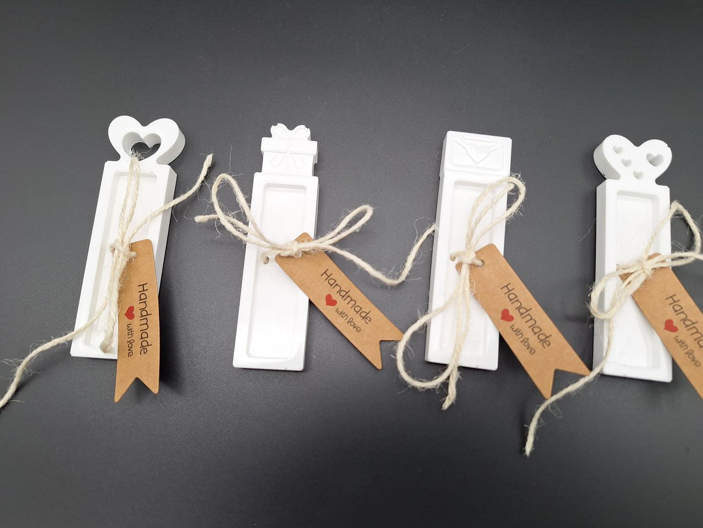 Geldgeschenk Anhänger aus Epoxidharz Herz handmade Geschenkidee