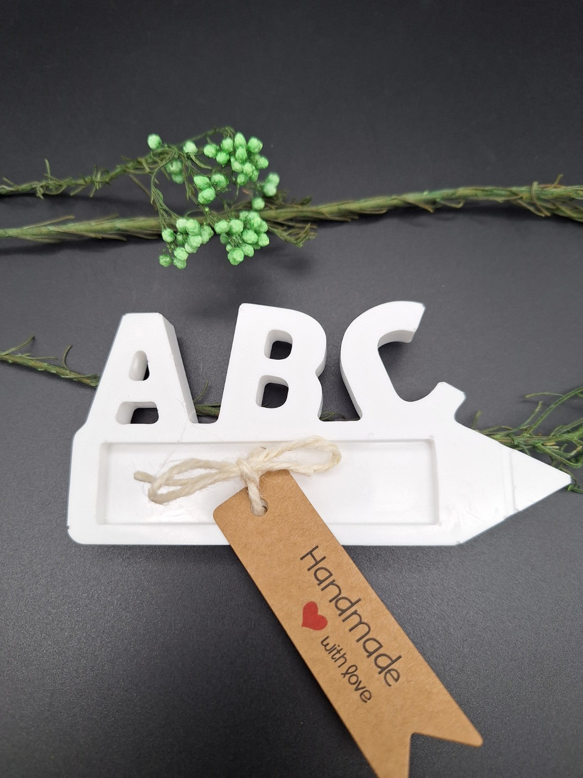 ABC Geschenk Einschulung Geldhalter | Handmade 12 x 7 cm