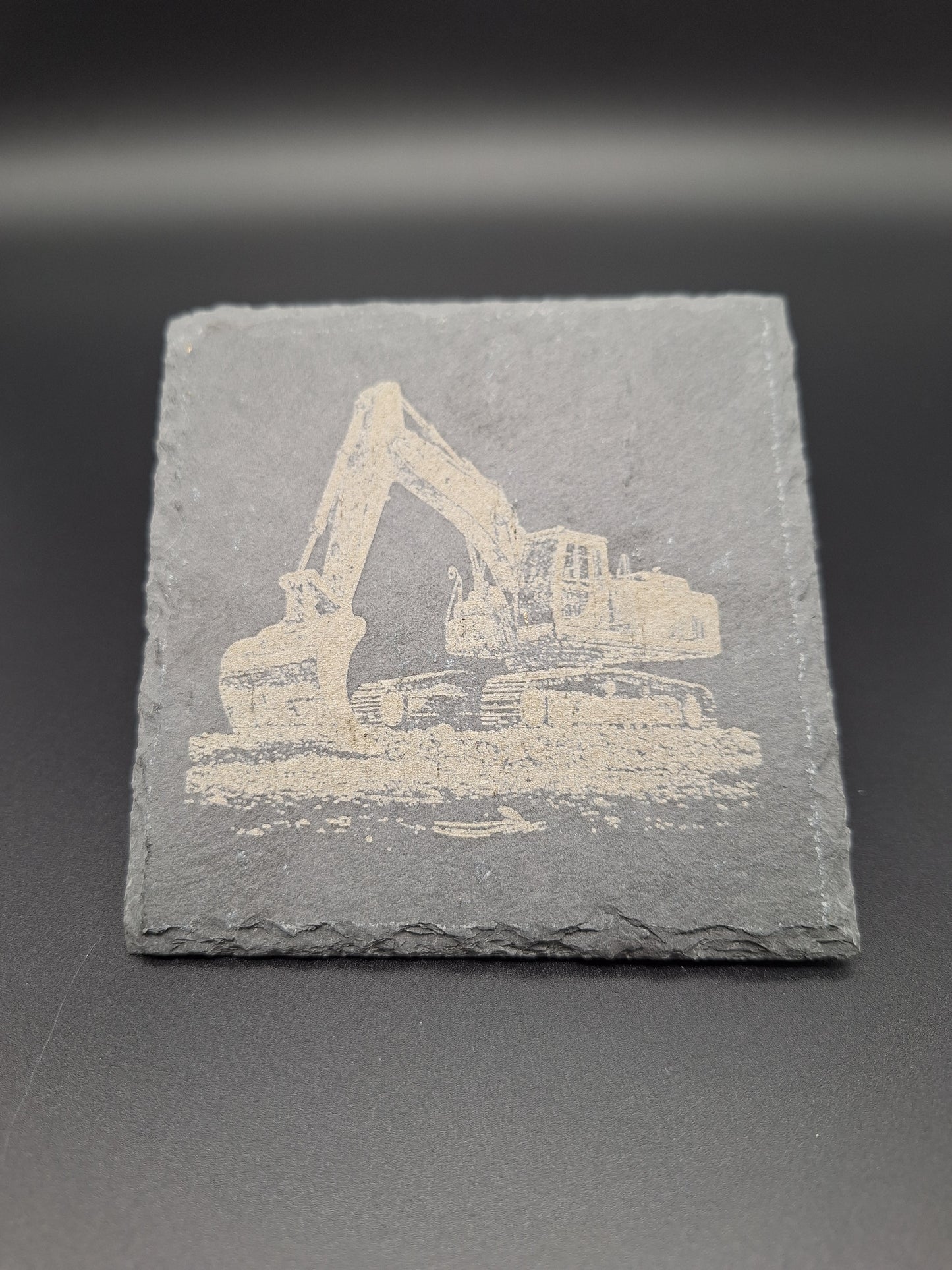 * Schiefer Untersetzer mit Gravur individuell personalisierbar