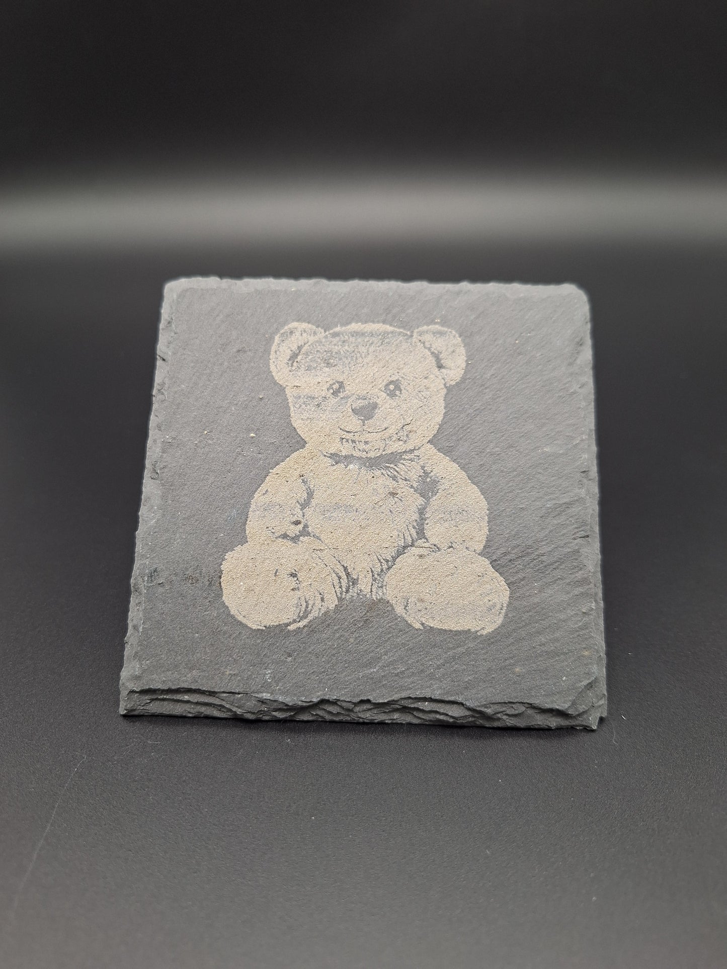 * Schiefer Untersetzer mit Gravur individuell personalisierbar