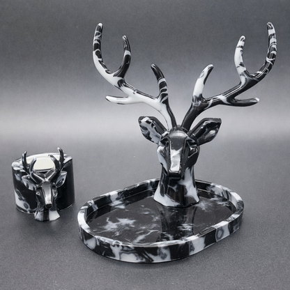 Deko-Set „Hirschglanz“ – majestätisch & stilvoll