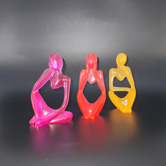 Frauenfigur 3er-Set – Ausdruck von Stärke, Ruhe & Weiblichkeit