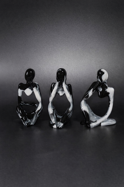 Frauenfigur 3er-Set – Ausdruck von Stärke, Ruhe & Weiblichkeit