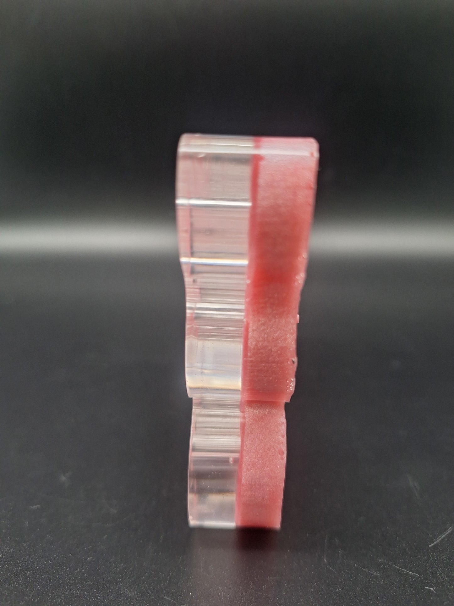 Epoxidharz Schmetterling 14 x 10 cm mehrschichtig mit holografischem Glitzer
