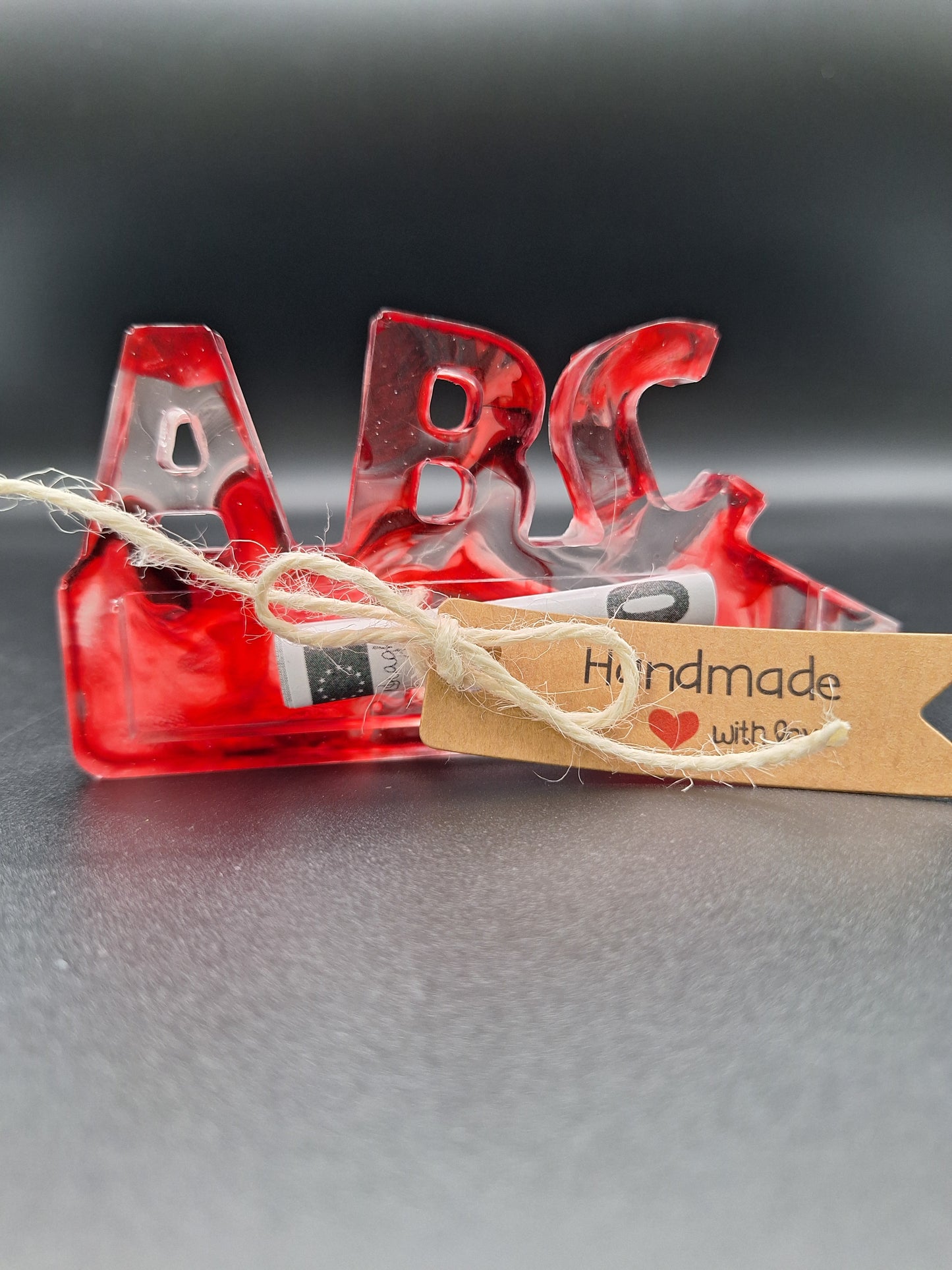 ABC Geschenk Einschulung Geldhalter | Handmade 12 x 7 cm