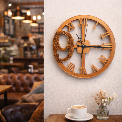 Design-Wanduhr mit römischen Ziffern – Stil trifft auf Zeitgefühl