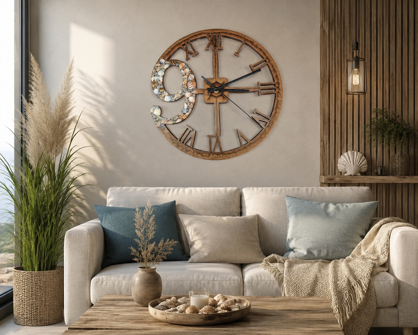 Design-Wanduhr mit römischen Ziffern – Stil trifft auf Zeitgefühl