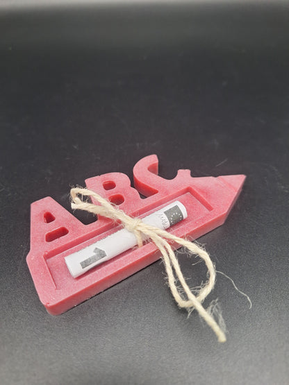 ABC Geschenk Einschulung Geldhalter | Handmade 12 x 7 cm