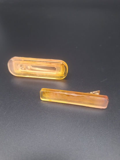 Haarspangen-Set aus Epoxidharz – 3 Modelle, 1 Farbe, unendlich viele Looks