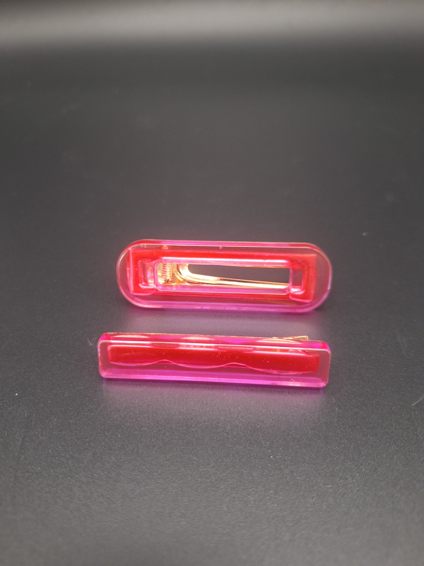 Haarspangen-Set aus Epoxidharz – 3 Modelle, 1 Farbe, unendlich viele Looks