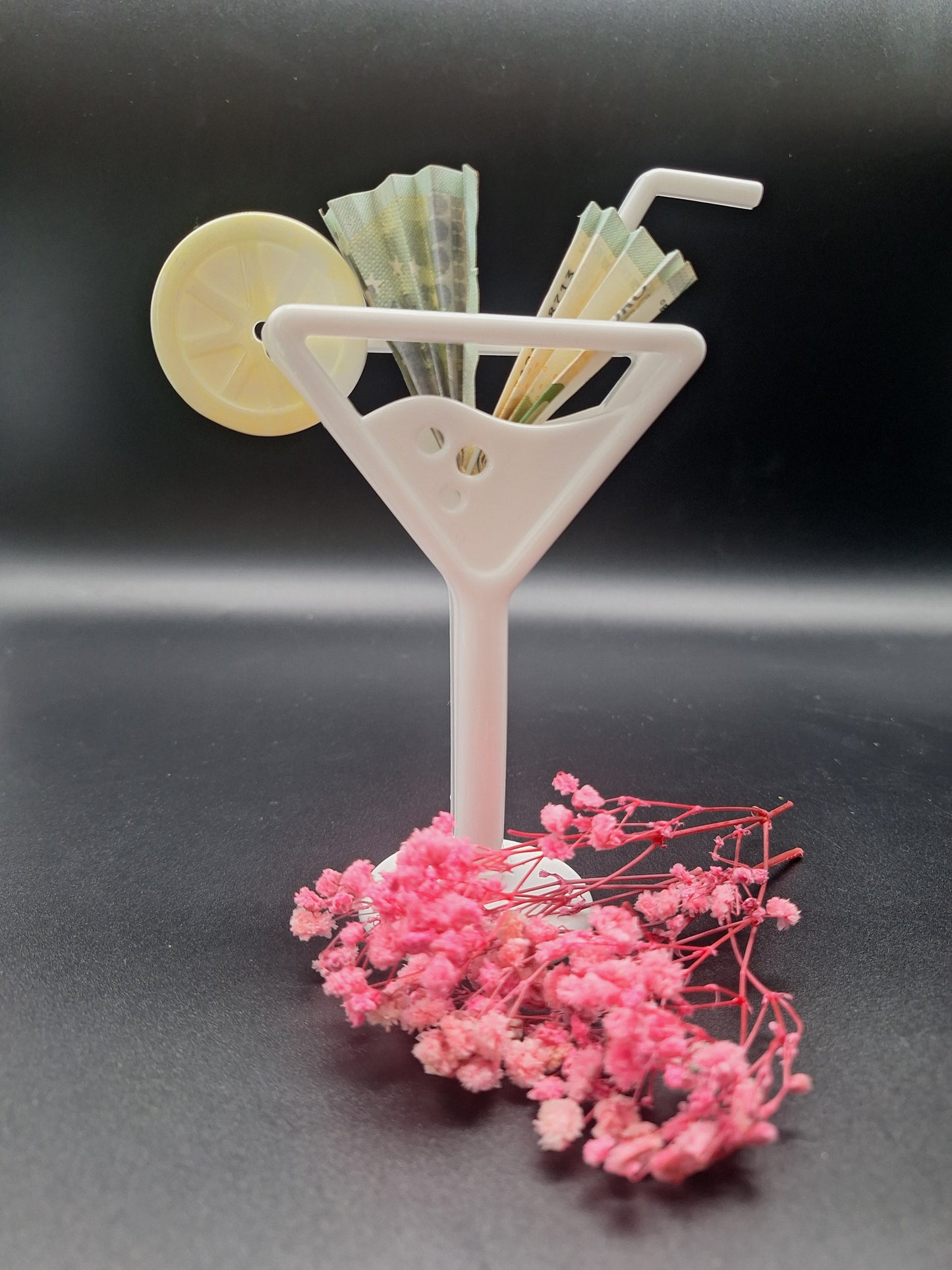 Cocktail Geldgeschenk aus Epoxidharz