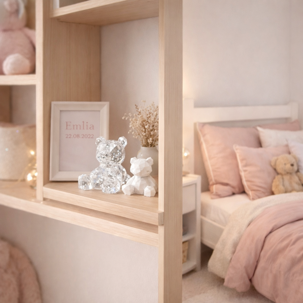 Kristallbär aus Epoxidharz – facettenreich & bezaubernd