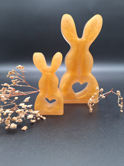 Osterhasen-Set Goldglanz | handgemacht aus Epoxidharz
