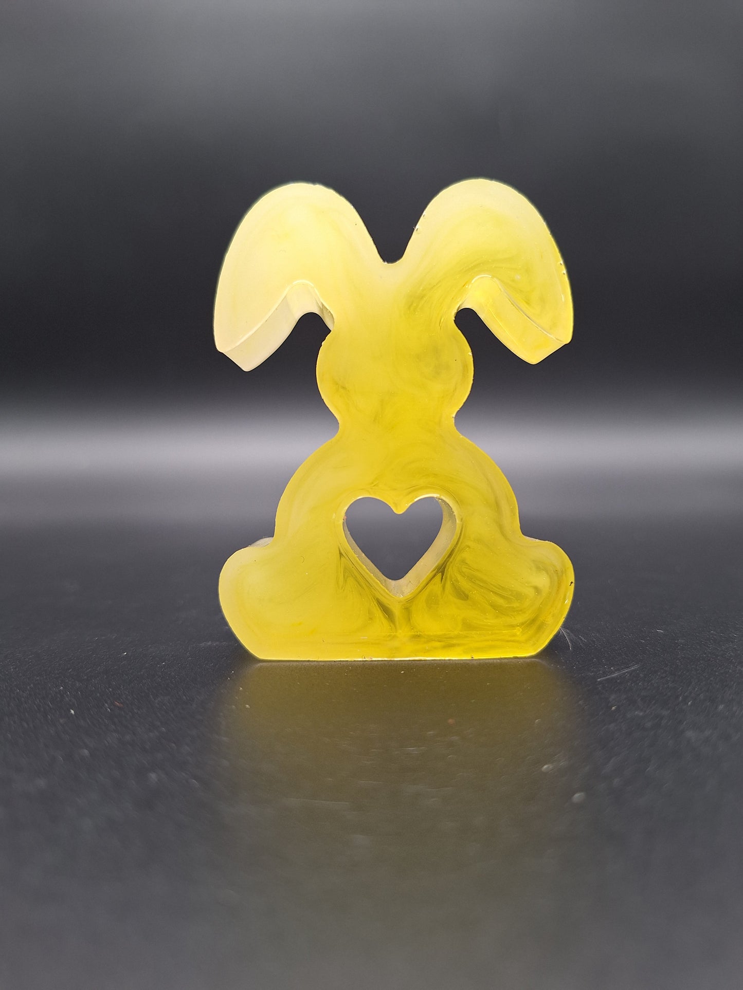 Dreier-Hasen-Set aus Epoxidharz | handgemachte Osterdeko