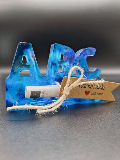 ABC Geschenk Einschulung Geldhalter | Handmade 12 x 7 cm