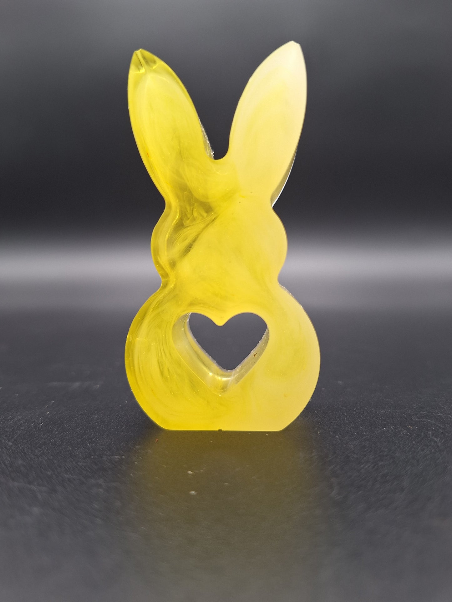 Dreier-Hasen-Set aus Epoxidharz | handgemachte Osterdeko