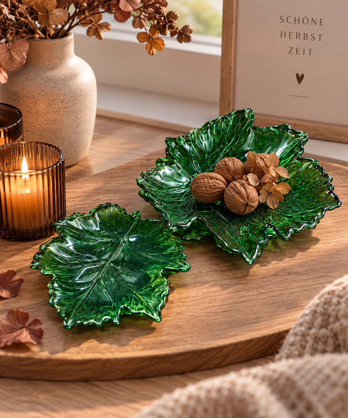 Elegante Blätter 2er Set