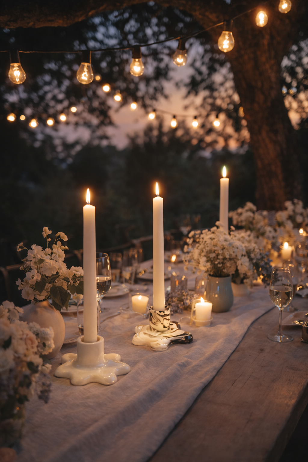 Kerzenständer „Klecks“ – unkonventionell. charmant. handgemacht.