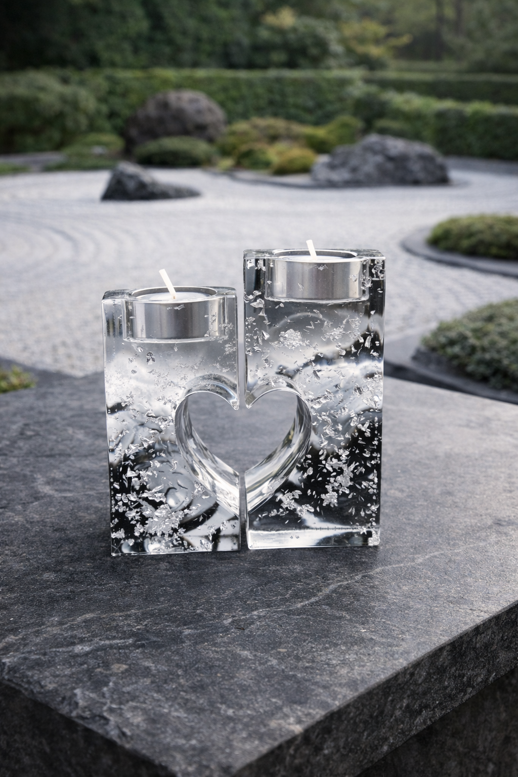 Kerzenständer „Herzlicht“ – handgemacht. romantisch. individuell