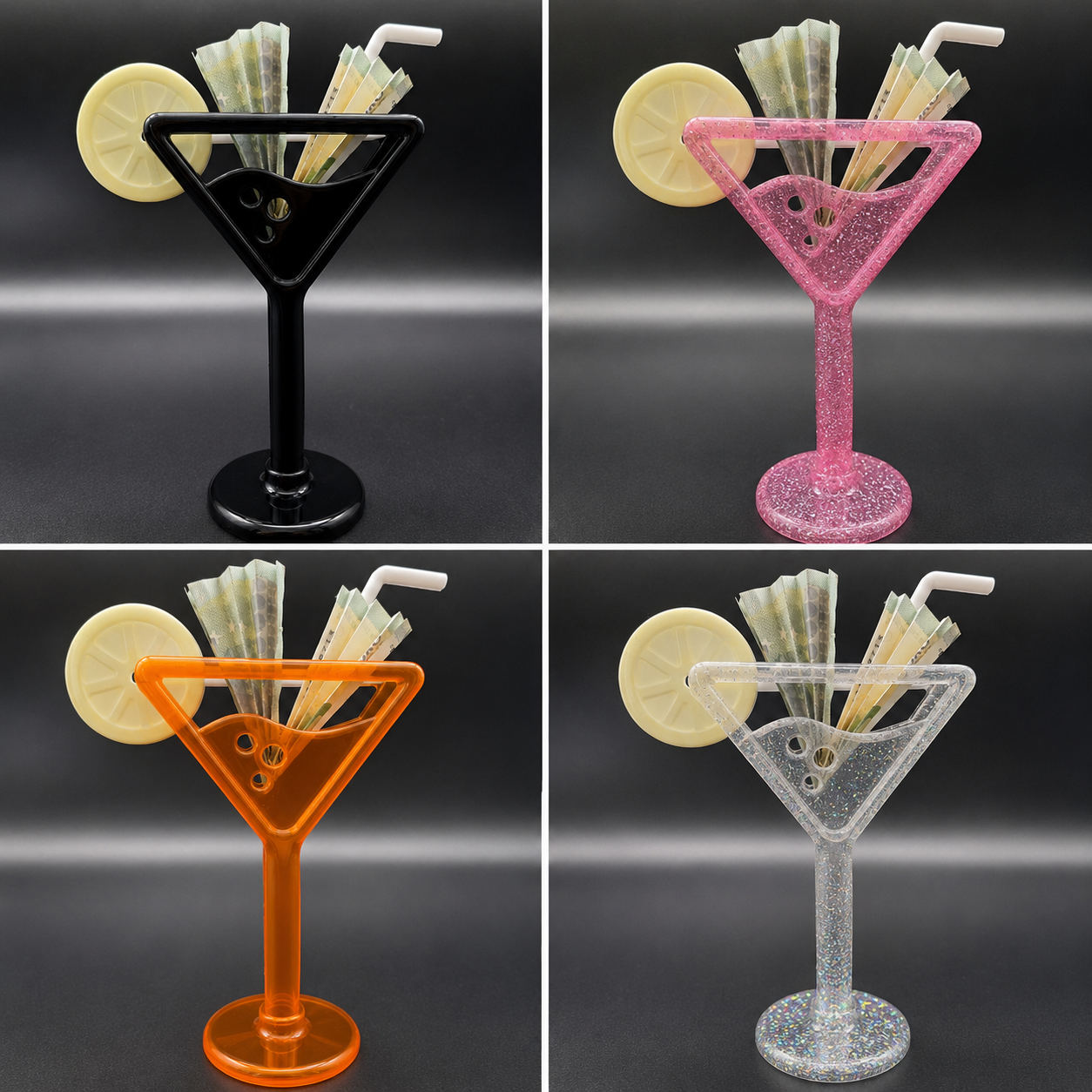 Cocktail Geldgeschenk aus Epoxidharz