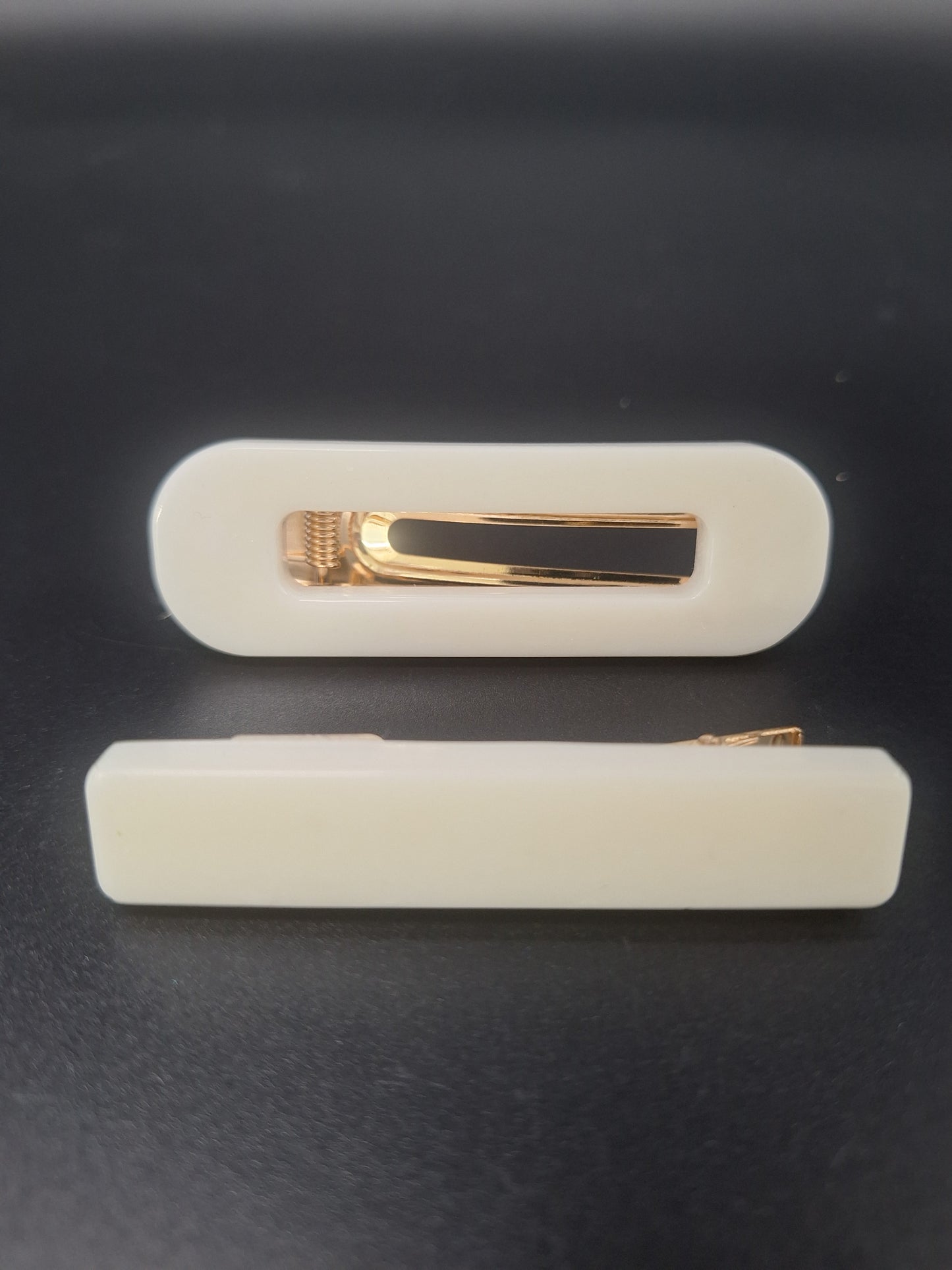 Haarspangen-Set aus Epoxidharz – 3 Modelle, 1 Farbe, unendlich viele Looks